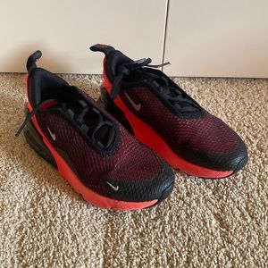 Excellent condition red & black Air Max 270 -grew out of these quickly!Size 13C